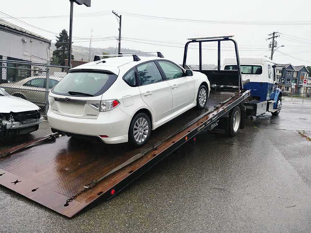 Logan Lake Towing Flatbed Truck